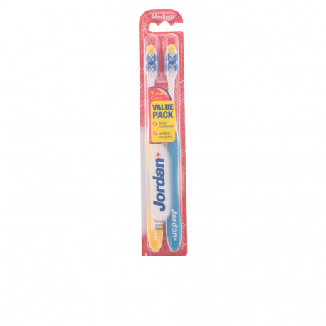 JORDAN TOTAL CLEAN cepillo dental medio 2 uds
