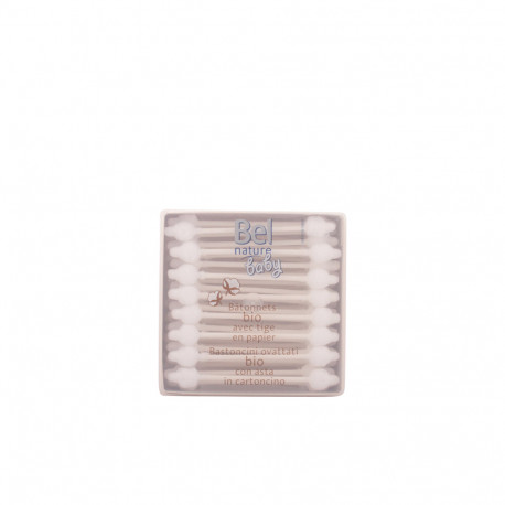 NATURE ECOCERT bastoncillos seguridad algodón 100%  56 pz