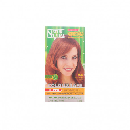 COLOURSAFE tinte permanente 643 avellana 150 ml