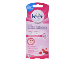 BANDAS DE CERA depilatorias faciales piel normal 20 uds