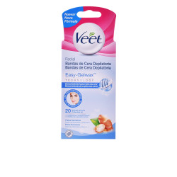 BANDAS DE CERA depilatorias faciales piel sensible 20 uds