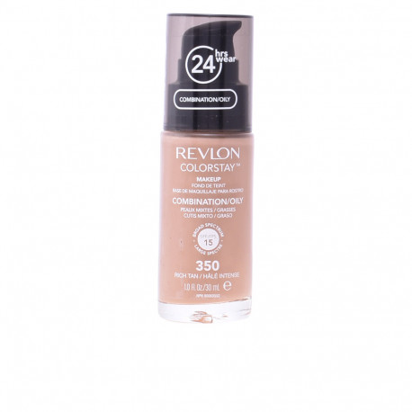 COLORSTAY foundation combination oily skin 350 rich tan