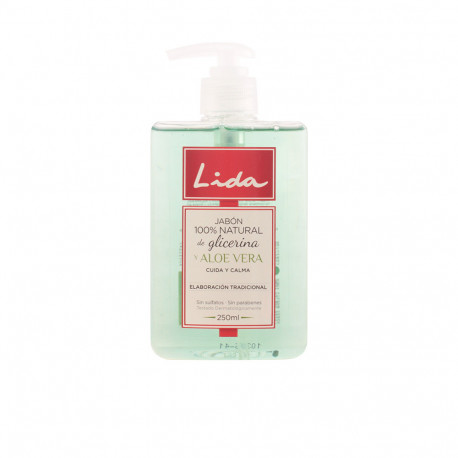 JABÓN 100% NATURAL manos glicerina y aloe vera 250 ml