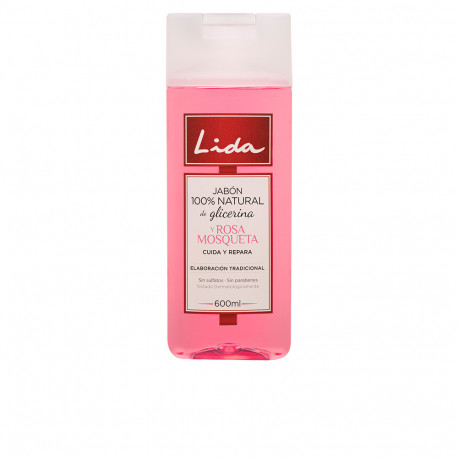 soap 100% NATURAL glicerina y rosa mosqueta 600 ml