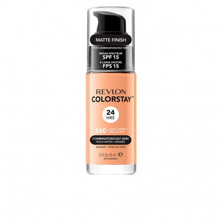 COLORSTAY foundation combination oily skin 260 light honey