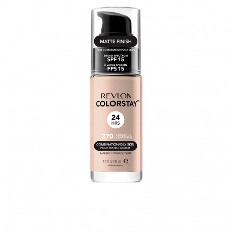 COLORSTAY foundation combination oily skin 270 chestnut