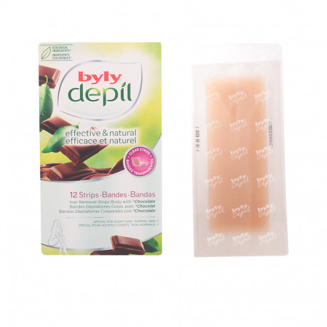 DEPIL bandas corporales chocolate 12 uds