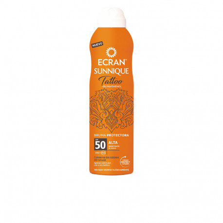 ECRAN SUNNIQUE TATTOO bruma protectora SPF50 250 ml