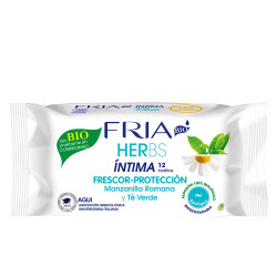 FRIA HERBS ECOCERT toallitas íntimas bio protección 12 uds