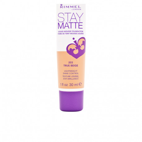 STAY MATTE liquid mousse foundation 203 true beige 30 ml