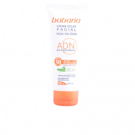 SOLAR ADN crema solar facial aloe vera SPF30 100 ml