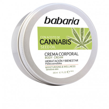 CANNABIS crema corporal hidratante y bienestar 200 ml