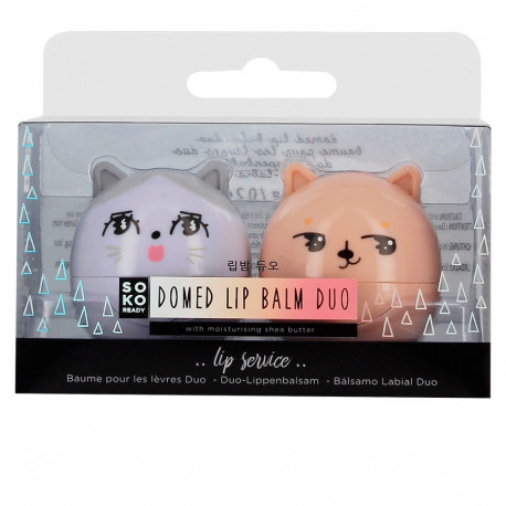LIP BALM DUO with moisturising shea butter