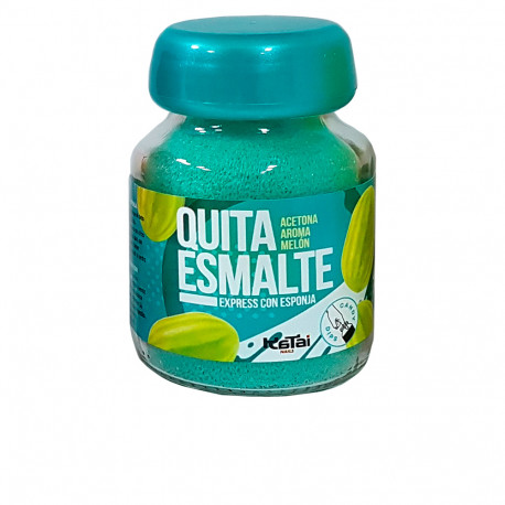 QUITAESMALTE ESPONJA ACETONA aroma melón 75 ml