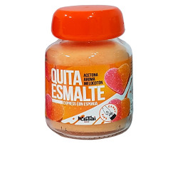 QUITAESMALTE ESPONJA ACETONA aroma melocotón 75 ml